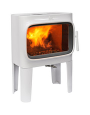 Печь-камин Jotul F 305 LL, длинные ноги, белая эмаль WHE
