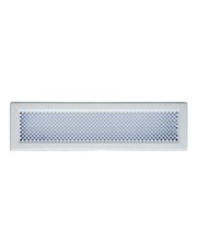 Решетка каминная стальная Белая 105х425 Tarnavva