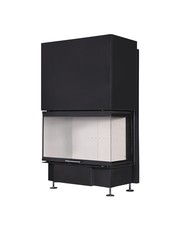 Каминная топка Дельта 800L два стекла правая
