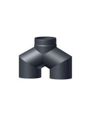 Тройник-штаны D150 Y150/120-CZ2-G (ML) верхняя часть G