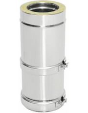 Труба Телескоп Термо L (300-450) ТТТ-Р 304-0.8/304 D150/250 с хомутом