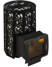 Банная печь Grill'D Violet Long Window Max