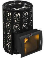 Банная печь Grill'D Violet Short Window Max