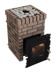Банная печь Grill'D Violet Retro Long