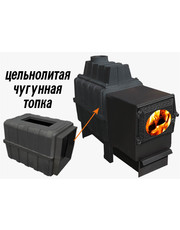 Банная чугунная печь Березка 