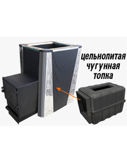 Банная чугунная печь Березка 